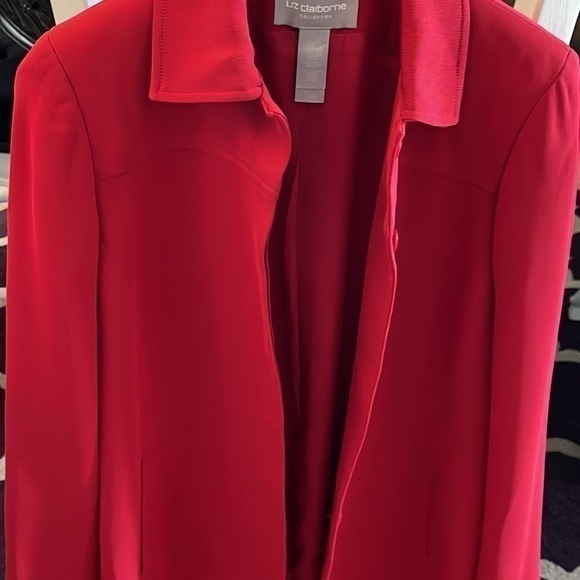 LIZ Claiborne SZ 6 Deep red jacket - Picture 9 of 9
